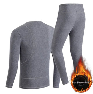 USB Heated Thickened Long Johns Cold Protection Suit